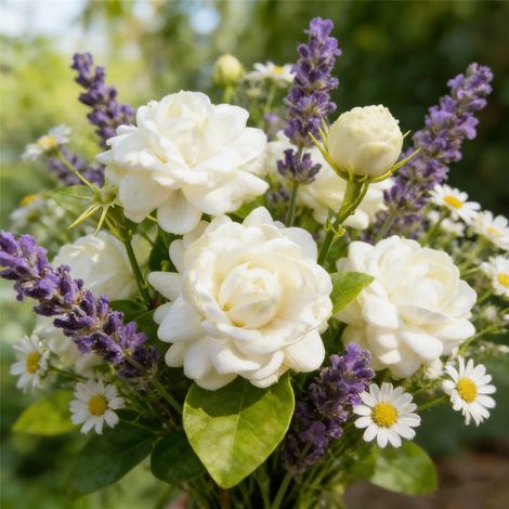 Mix Semi Profumati – Lavanda, Camomilla e Gelsomino Doppio (3400 pz), Profumo Naturale, Giardino Rilassante, Non-OGM (1/5)