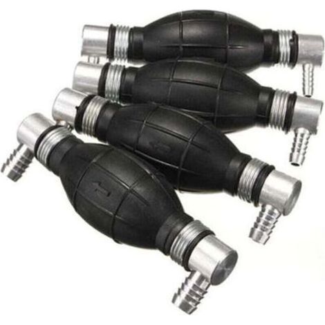 pair 6mm Poire D'Amorcage Carburant Pompe À Main Inline Bateaux Alliage Gasoil Essence Diesel Pump,Universelle Essence, Huile, Eau (1/3)