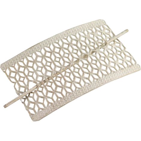 Embrasse de Rideau Broche "Ruchea" 17cm Blanc (1/4)