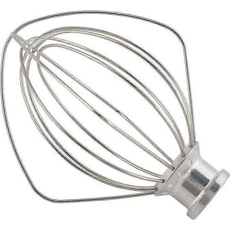 Fouet en acier inoxydable inclinable pour robot pâtissier KitchenAid K45WW WP9704329 KSM150 KSM160 K45 KSM90 (accessoire) (1/4)