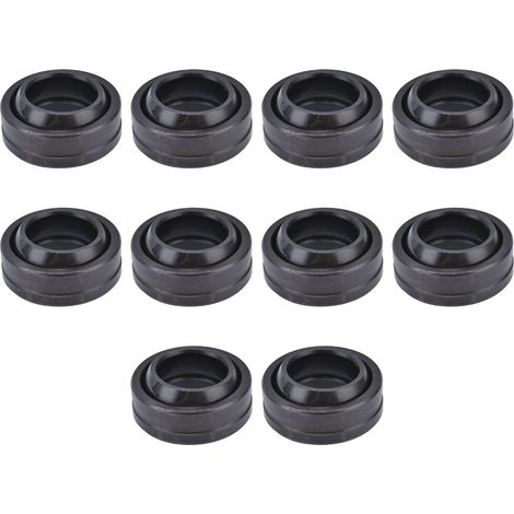 Coussinet Sphérique Radial 10 Pièces Roulement à Billes Gorge Profonde Kit Accessoires pour Équipement GE17ES (1/5)