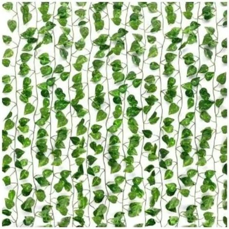 12 fausses lianes, fausses feuilles de lierre artificielles (1/5)