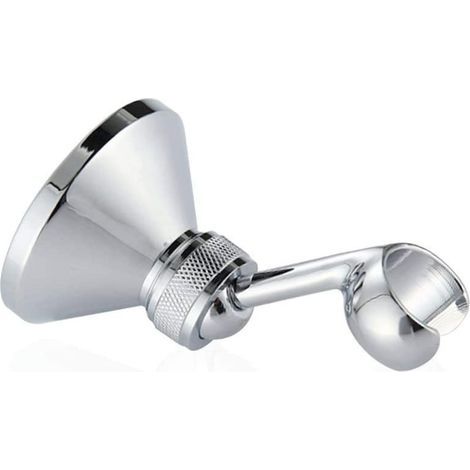 Adjustable Chrome-Plated Shower Head Holder for Standard Shower Hoses (1/5)