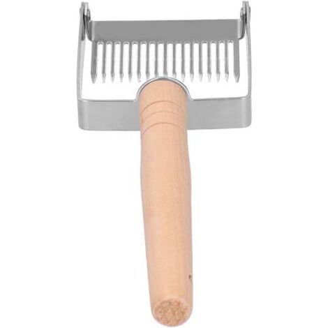 OKAT – Outil multifonction pour récolter le miel : raclette en acier inoxydable pour ouvrir les cadres, spatule en bois pour l’extraction du miel (1/5)