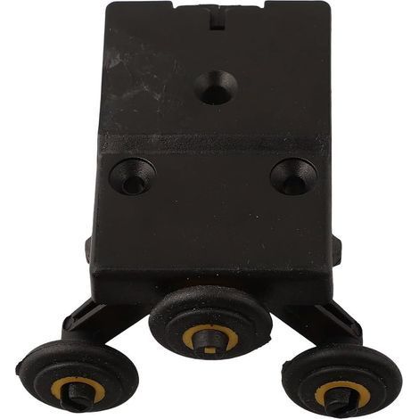 Poulie de porte coulissante avec roue en nylon pour un mouvement efficace de porte latérale et kit de guidage à rouleaux stable (noyau de roue supérieure) (1/5)