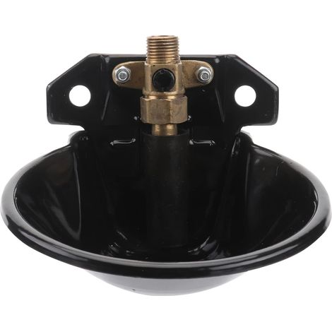 Abreuvoir Automatique Mouton en Fer et Cuivre, Niveau Stable Noir, Usage Ferme pour Chien et Mouton, Alimentation en Eau Automatique, Résistant à Rouille (1/5)