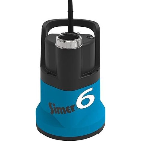 Jung – Pompe à eau sale OD6601G06 – Station de relevage – Aspiration plate jusqu'à 2 mm – Hauteur de refoulement max 6,5 m – Débit max 6 m³/h