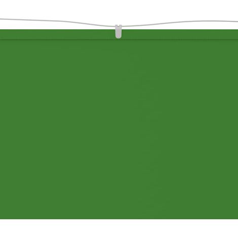 Auvent Marquise vertical, Store Banne pour Jardin Balcon Terrasse, Vert clair 60x800 cm Tissu oxford OIB6878E