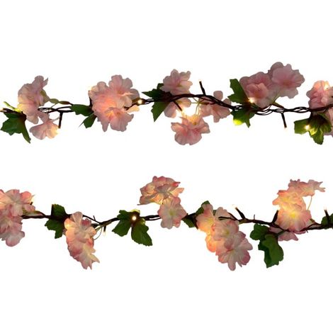 GHIRLANDA SAKURA 2,4M 50LED BIANCO CALDO GIOCOPLAST (1/2)
