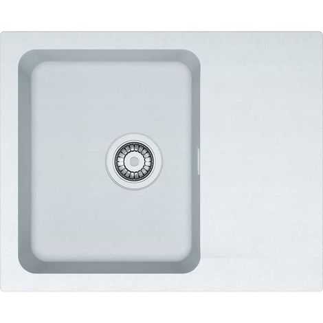 Évier Orion Tectonite OID 611-62 - blanc artic - 620 x 500 x 180 mm - sous-meuble 45 cm - vidage manuel - Franke (1/3)