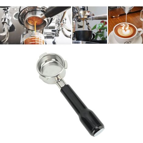 Naked Bodenloser Edelstahl-Siebträger 54 mm 3 Beine Schwarz für Breville Series 8 Kaffeemaschine (1/5)