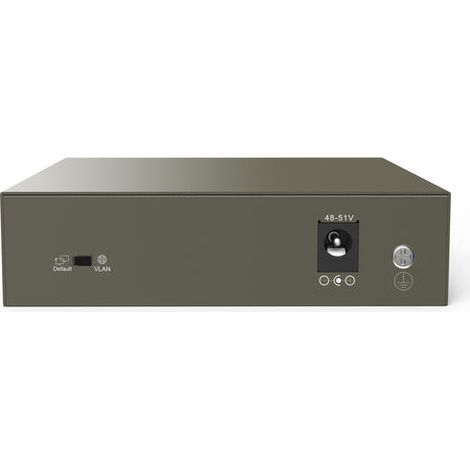 Tenda TEG1105P-4-63W PoE AT switch 4x PoE 802.3af/at, 5x 1 Gb/s, PoE celkem 63W, fanless, PoE+ (1/4)