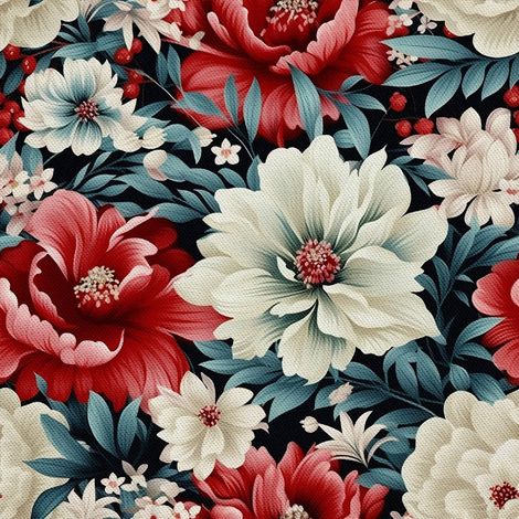 Tela decorativa para exteriores Oxford - Motivo floral I DX5482 (1/5)
