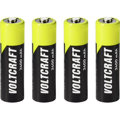 VOLTCRAFT  Mignon (AA)-Akku NiMH 2400 mAh 1.2 V Ready to use 4 St. (1/4)