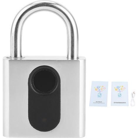 Cadenas intelligent à empreintes digitales, Bluetooth, application, antivol, étanche IP65, pour armoire de Fitness, dortoir, entrepôt