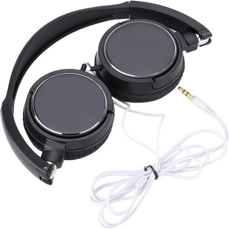 Casque Filaire Compact Pliable Casque De Musique Hifi Stéréo Portable Audio Et Vidéo[XE1696] (1/5)