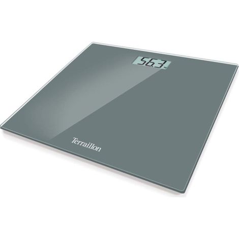 Báscula personal Terraillon TX1500 - Tapa de cristal 30x30 cm - Peso máximo 150 kg - Pantalla LCD