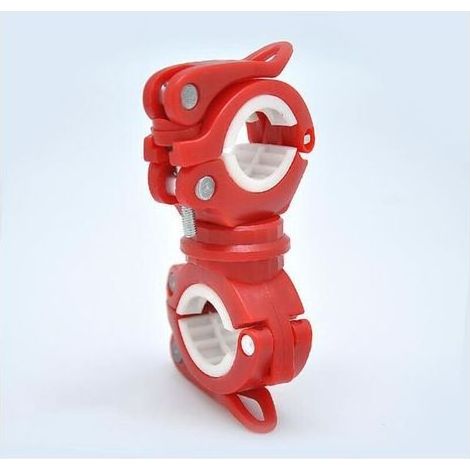 pair Lot de 2 lampes de poche pour vélo, support pour lampe de poche pour vélo, support pour lampe de poche pour vélo, rouge (1/5)