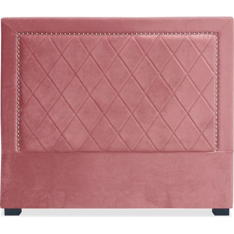 Tête de lit Meghan 140cm Velours Rose