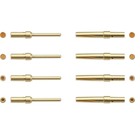 HARTING 09670005576 09 67 000 5576 Stiftkontakt AWG min.: 26 AWG max.: 22 Vergoldet 1 St.