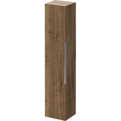 Helix Fluted Tobacco Oak 300mm x 1430mm Wall Mounted 1 Door Tall Unit