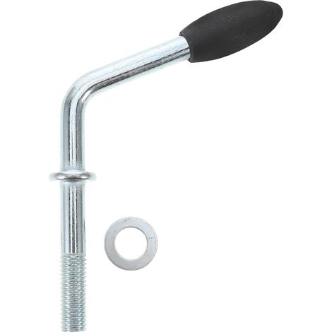 Manivelle de Cric en Alliage Argenté et Accessoires Camping Supporte Levage Lourd pour Remorque et Caravane pour Activités de Plein Air (1/5)
