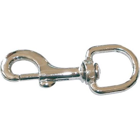 3 Karabinerhaken 6,5 cm: Set 3 Karabinerhaken für Leinen