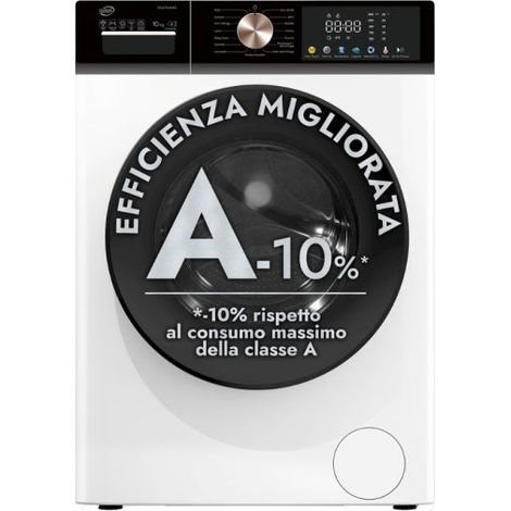 Lavatrice Daya DSW1014681A 10kg 1400 giri Inverter BLDC programma vapore bianco classe A -10%