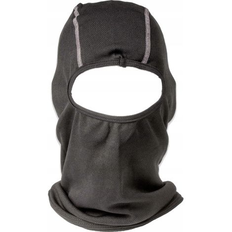 Cagoule thermo-active multifonctionnelle, flexible et universelle noire