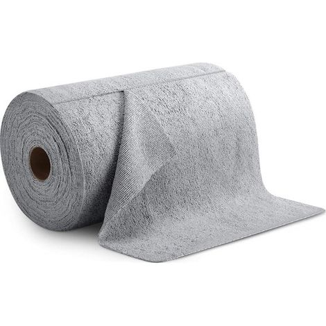 Rotolo di panni per la pulizia in microfibra - Asciugamani riutilizzabili - Strappabili - Morbidi e assorbenti - Grigio - Lavabili - Panni da cucina - Panni per la pulizia di casa, auto e cucina - Ada (1/5)