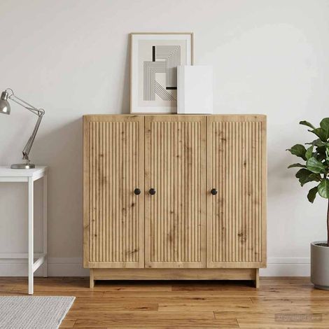 vidaXL Credenza Rovere Artigianale 89 x 34,5 x 80 cm (1/5)