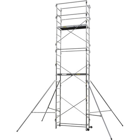 Échafaudage aluminium hauteur de travail 6m70 CENTAURE SPEED UP XL - 349705 (1/4)