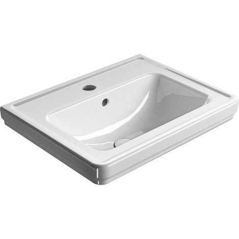 CLASSIC lavabo en céramique 60x46cm, blanc ExtraGlaze