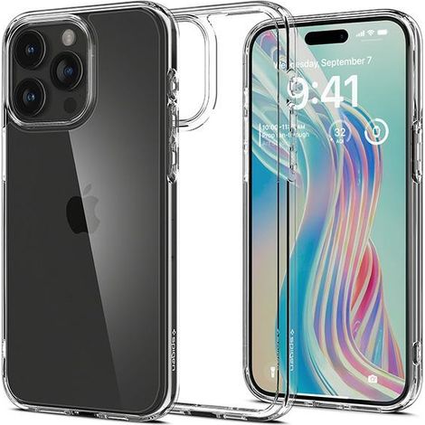 Funda Spigen Ultra Hybrid transparente para iPhone 15 Pro Max (1/5)