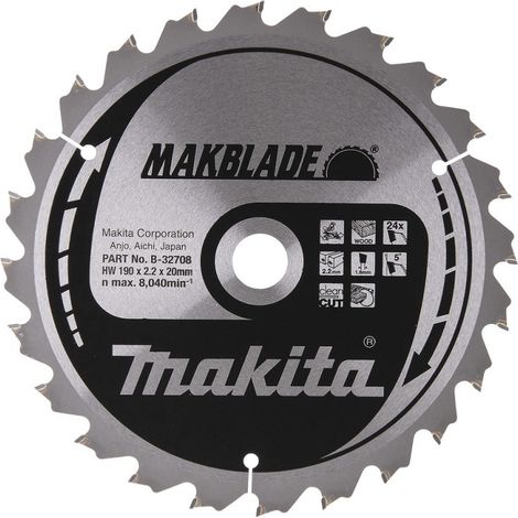 Makita Sägeblatt MAKBLADE 190x20x24Z