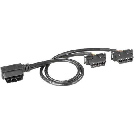 Rallonge double OBD 1 male vers 2 femelles 30cm ADNAuto