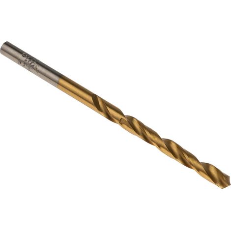 Foret HSS RS PRO Foret torsadé 3.9mm x 75 mm ( Prix pour Boîte de 10 )