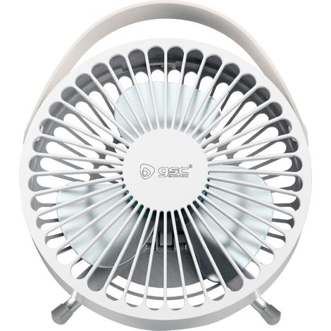 Mini ventilateur de table USB Tapri Ø14cm 5W Blanc