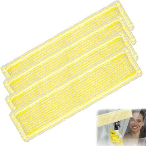 4 Bonnettes Microfibre Compatible Kärcher WV 2/WV 5, Accessoires Nettoyeur de Vitres pour Nettoyage Efficace (1/5)