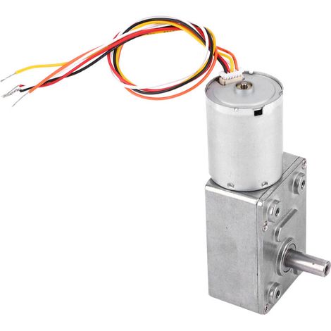 Moteur à Engrenage Sans Balais DC 12V/24V, Réducteur de Vitesse 4-150 tr/min (12V 90 tr/min)