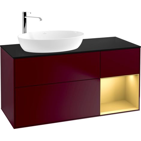Villeroy & Boch F932HFHB Meuble sous lavabo Finion F93 (1/2)