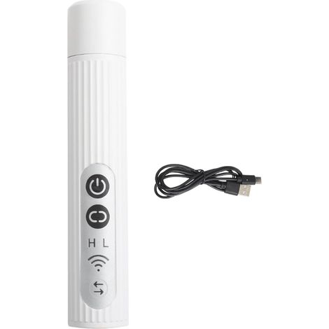 Lima per unghie elettrica per animali domestici 500mAh, illuminazione a LED e 3 modalità di lavoro, kit per la cura degli artigli per cani e gatti, regalo ideale per gli amanti degli animali (Bianco) (1/5)