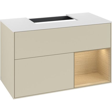 Villeroy & Boch F121PCHJ Meuble sous-lavabo Finion F12 (1/2)