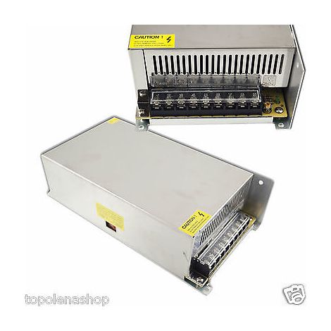ALIMENTATORE STABILIZZATORE 40A 12V TRASFORMATORE STABILIZZATO PER LED TRIMMER (1/2)