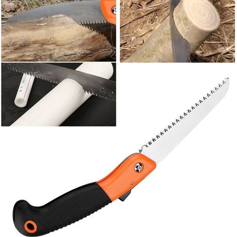 Scie Pliante 150mm 9 Dents pour Élagage Jardin - (1/2)