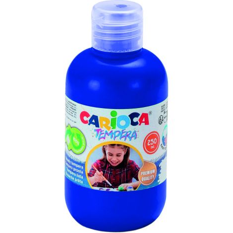 BOTELLA TEMPERA 250 ML. AZUL CARIOCA 40424/05
