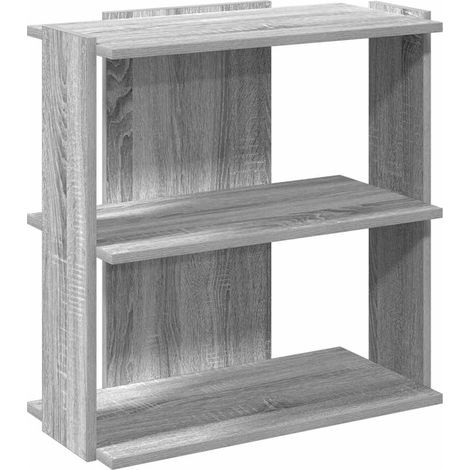 Maison Exclusive - Bücherregal 3 Böden Grau Sonoma 60x30x60 cm Ho