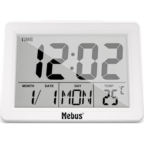 Mebus 25738 despertador Reloj despertador analógico Blanco (1/5)