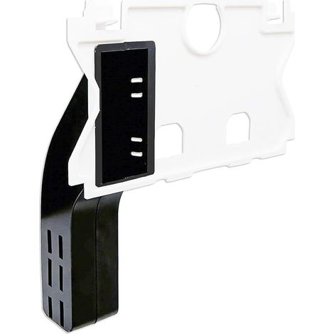 Trappe de visite Compatible avec les réservoirs encastrés Geberit Sigma-Série, Compatible avec Sigma 01/10/20/21/30/50, Utilisation pour pastilles de nettoyage/pastilles de nettoyage, Noir (1/5)