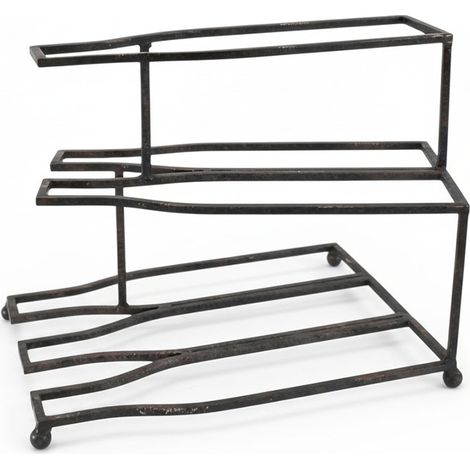 Porte bouteilles fer 26x39x28cm (1/4)